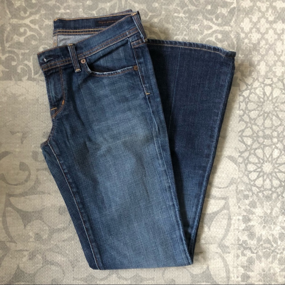 Citizens of Humanity (COH) Ingrid Low Waist Flare Jeans, Size 29